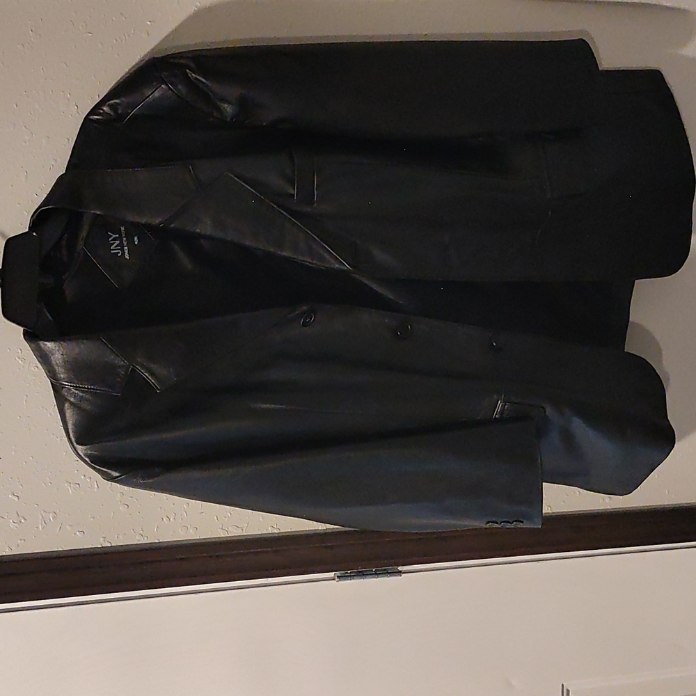 JNY Jones New York leather Blazer/ jacket